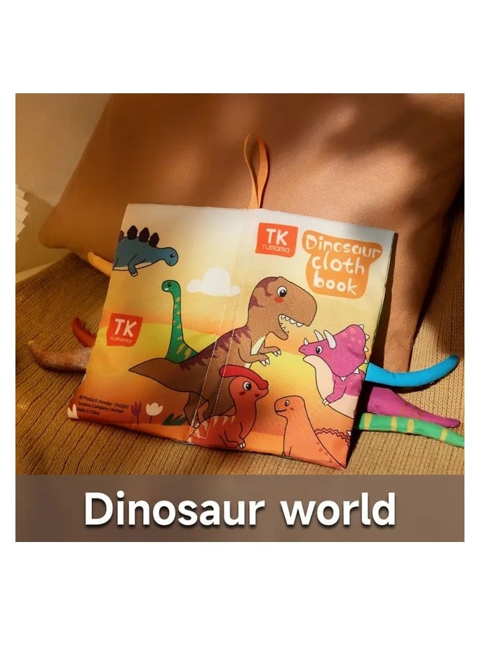Tumama Kids Tail Cloth Book - Dinosaur