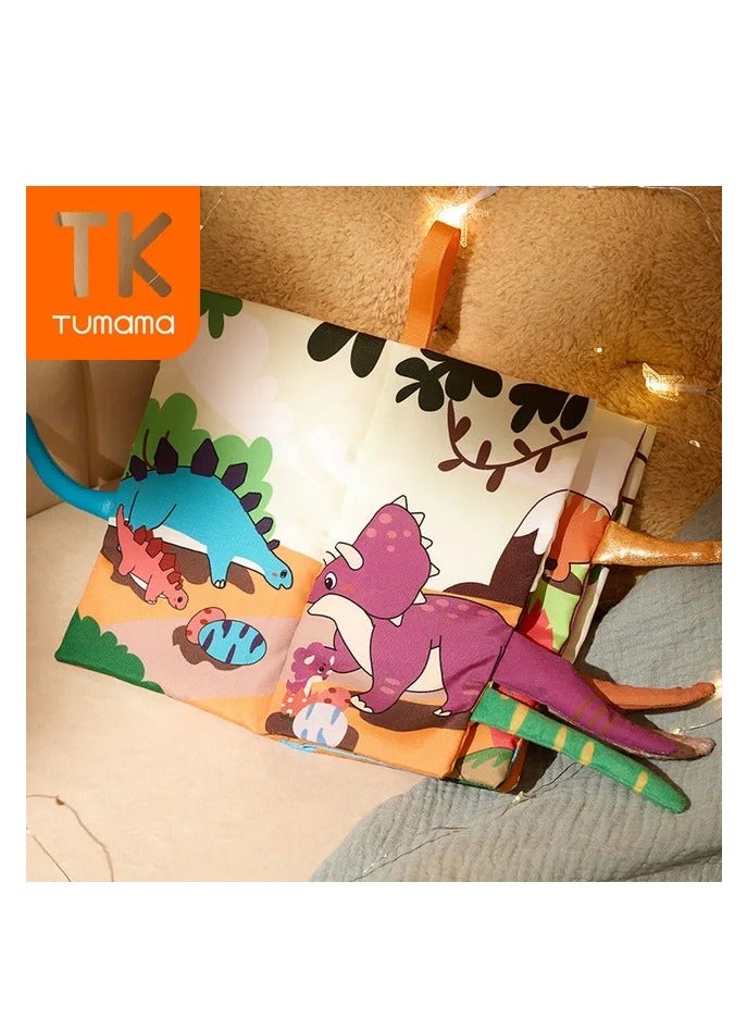 Tumama Kids Tail Cloth Book - Dinosaur