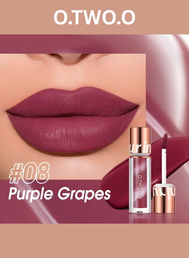 O.TWO.O O TWO O Velvet Matte Liquid Lollipop Lipstick Long Lasting Waterproof Non Transfer Smooth Lip Color - Image 1