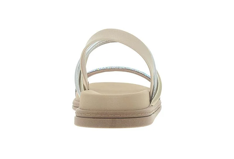 Beira Rio  BEIRA RIO Ladies Flat Sandals in CREME | Comfortable Everyday Footwear for Women | Best Price UAE