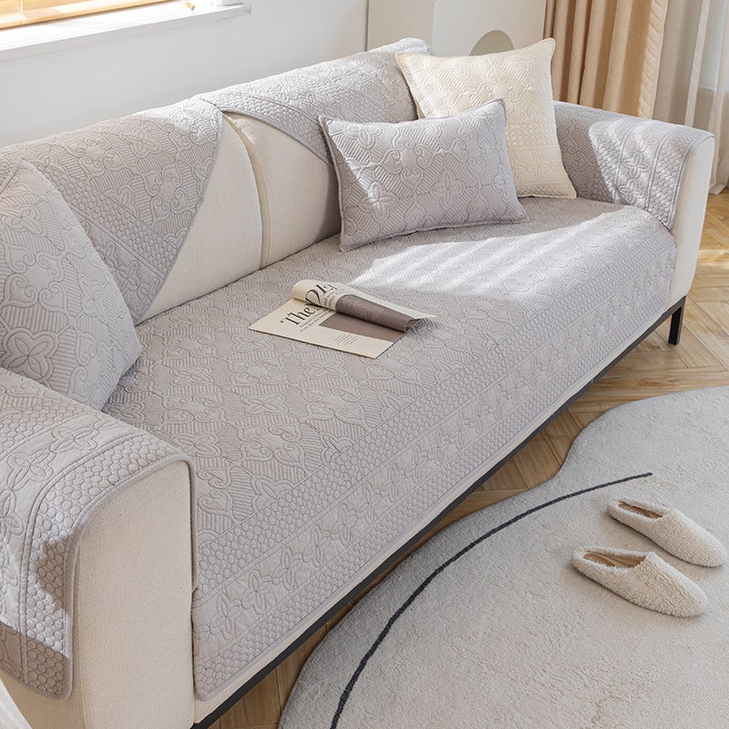 Cotton Sofa Cushion Four Seasons Fabric Non-Slip Cotton Simple Modern Universal Cushion 2023 New - Image 1