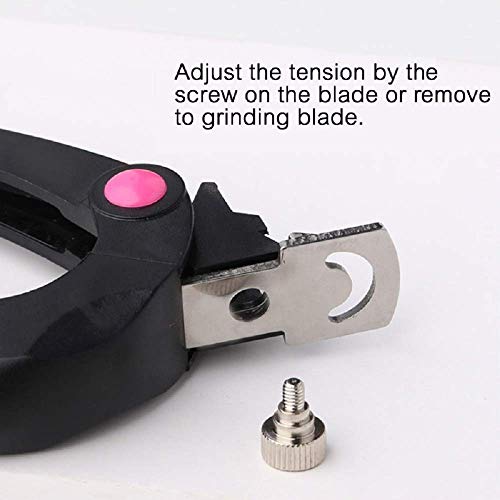 Beauté Secrets Professional Acrylic Nail Edge Cutter Clipper Fake False Nails Rustproof Nail Art Tool Home DIY Use, Black - Image 2