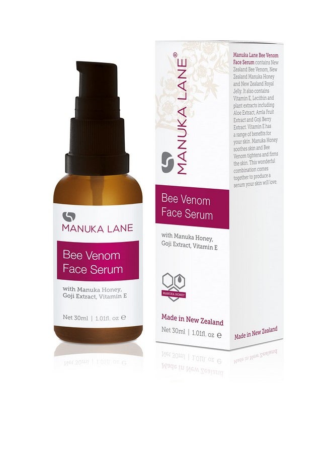 Bee Venom Face Serum For Face And Neck With Manuka Honey Goji Extract And Vitamin E Plant Based Formula Carefully Formulated To Keep Your Skin Young And Healthy!