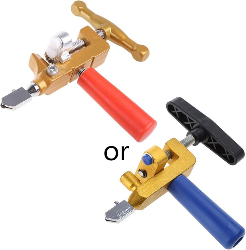 2 في 1 أداة قطع البلاط اليدوية للزجاج والخزف والسيراميك والرخام - سكين قطع محمول - Image 3