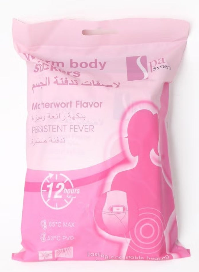 Spa System Warm Body Stickers Persistent Fever 10 Pieces 
