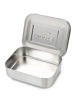 LunchBots Lunchbots Uno Stainless Steel Food Container - Open Design Perfect For Sandwiches  Wraps  Salads Or A Small Meal - Eco-Friendly  Dishwasher Safe And Bpa-Free - All Stainless  - Image 1