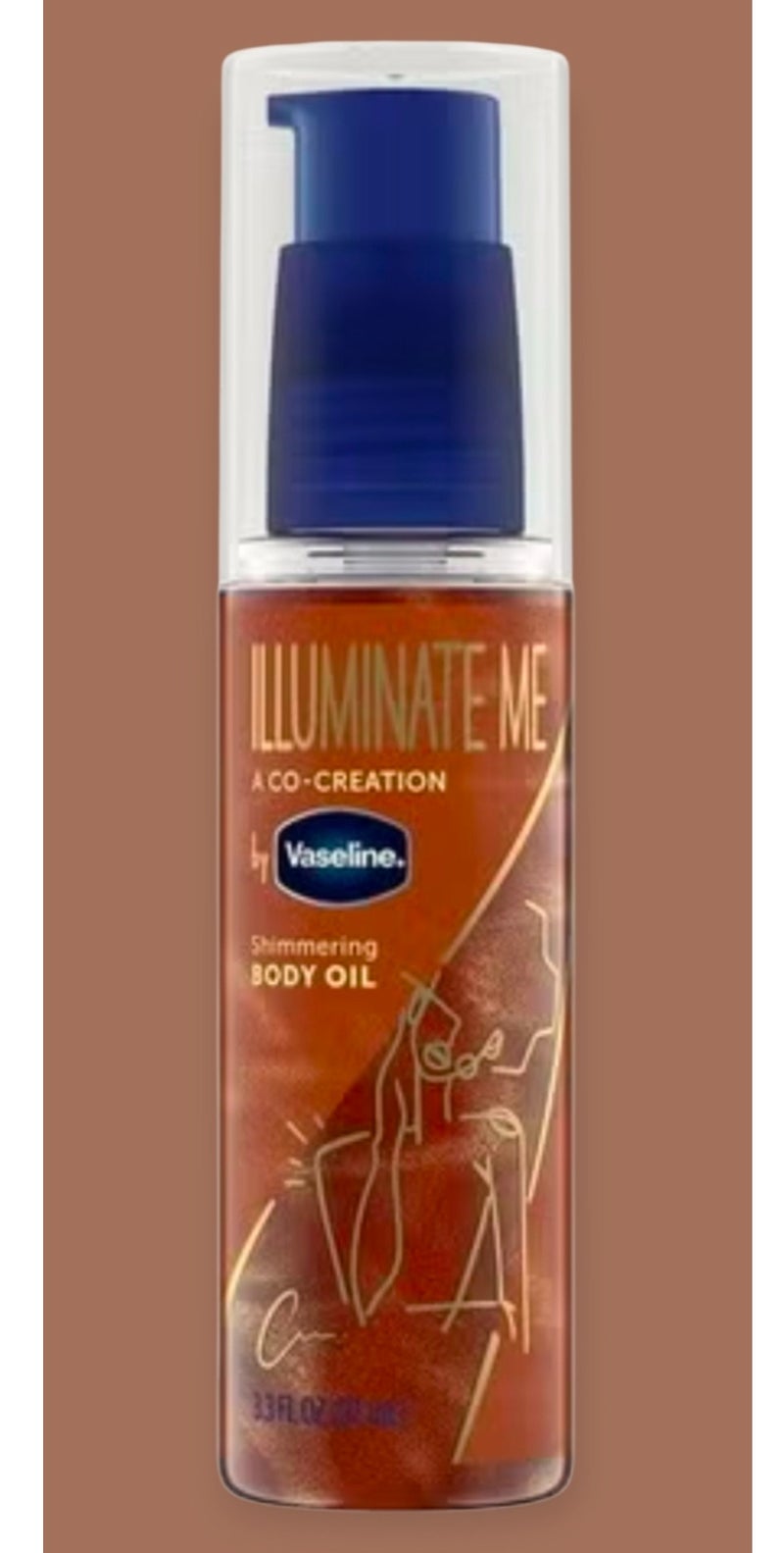 Vaseline ILLUMINATE ACOCREATION BY Vaseline shimmering BODY OIL - Image 1
