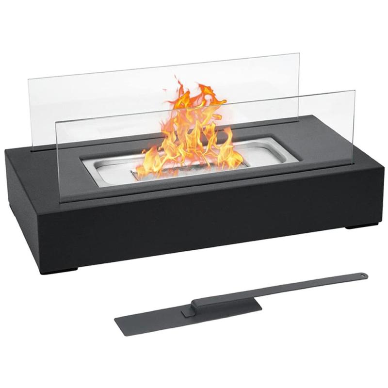 Indoor Tabletop Firepit: 2,000 BTU Efficient Heat - Dancing Flames Compact Portable Fire Pit for Indoor Outdoor Home Spaces - Image 1