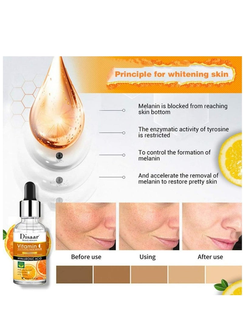 Disaar Anti-Wrinkle Moisturizing Vitamin C Face Serum 30 ml - Image 5