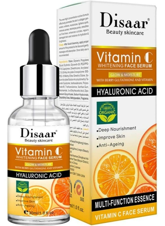 Disaar Anti-Wrinkle Moisturizing Vitamin C Face Serum 30 ml - Image 3