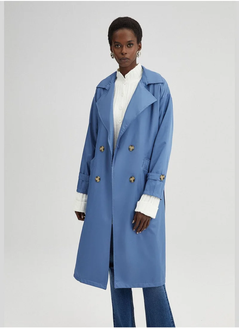 Touche DOUBLE BREASTED RELAX RAINCOAT