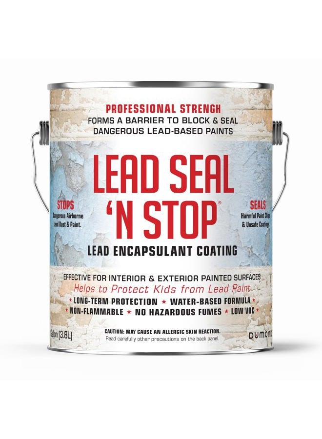 Dumond Lead Seal ‘n Stop Lead Encapsulant Coating - Stops and Encapsulates Interior and Exterior Lead Based Paints - Long Term Protection for Your Entire Family - 1 Gallon - Image 1