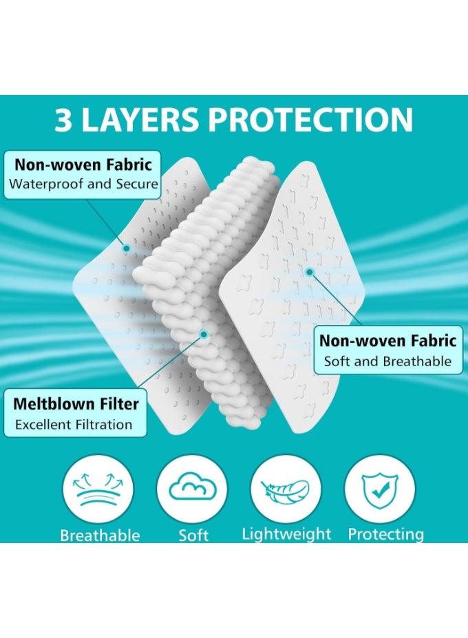 أقنعة وجه قابلة للتخلص، قناع ثلاثي الطبقات قابل للتخلص - Image 2