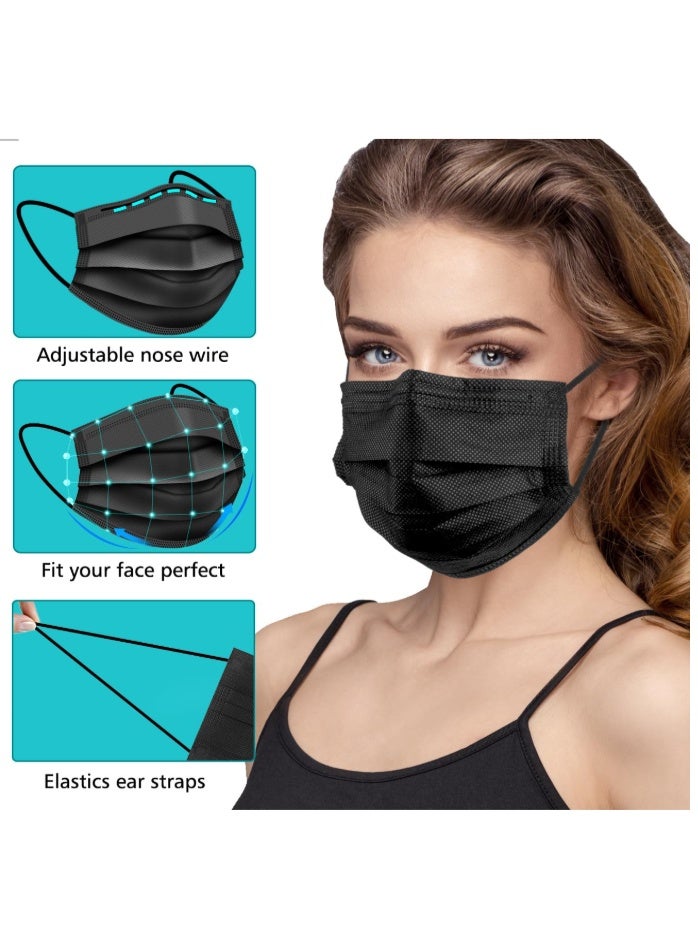 أقنعة وجه قابلة للتخلص، قناع ثلاثي الطبقات قابل للتخلص - Image 3