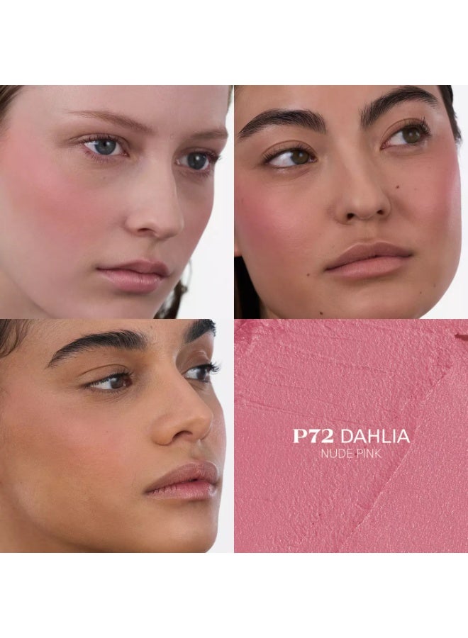 Prada Touch Cream-to-Powder Soft Blur Blush – P72 DAHLIA 3.5g | Longwear Matte Cream Blush - Image 2