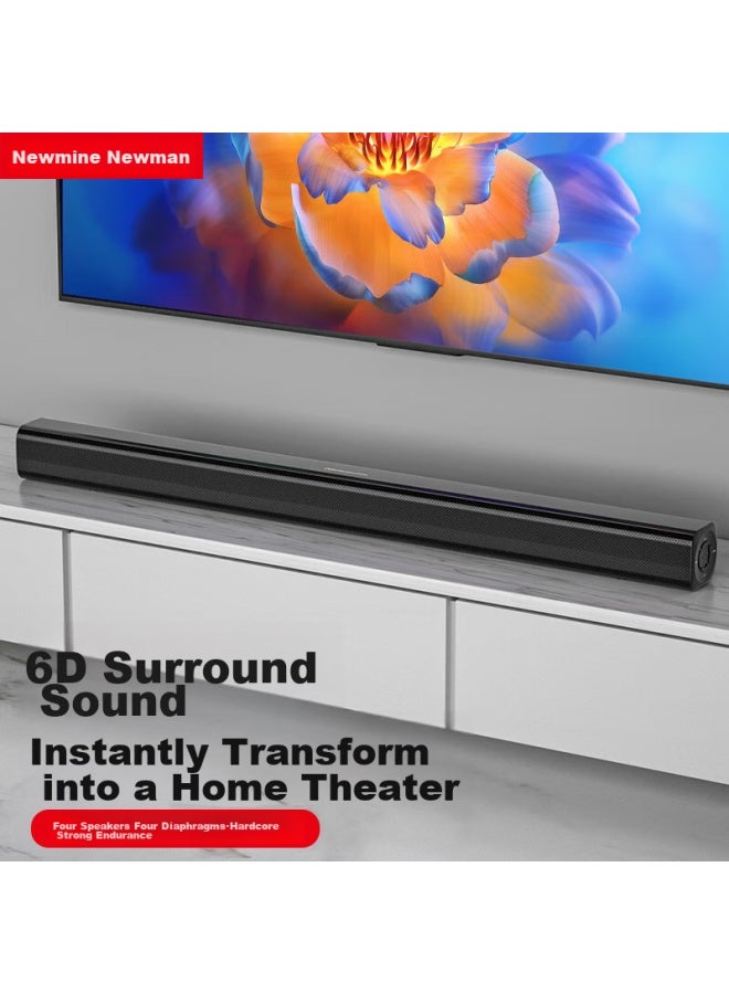 Newmine U5plus Tv Soundbar, Home Theater System, Living Room Wireless Bluetooth Speaker With Subwoofer, Surround Sound - Image 1