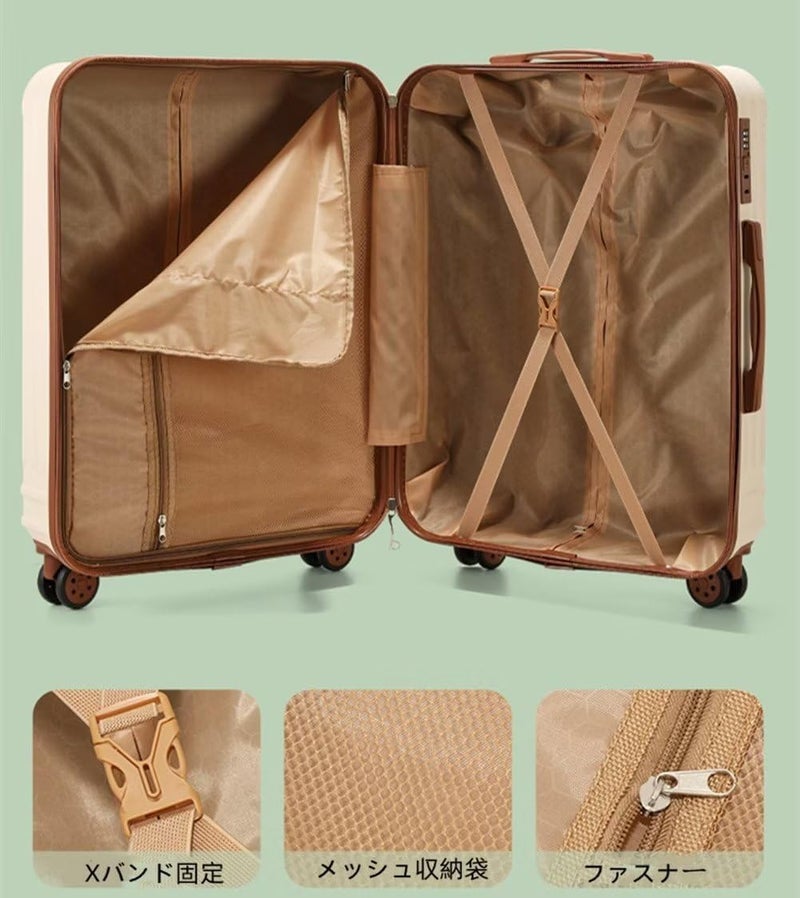 TONSYL حقيبة سفر كرتونية مع حقيبة يد حقيبة ترولي للبنات حقائب الأمتعة معتمدة من شركات الطيران تحت المقعد حقيبة كابين صلبة صغيرة حقائب حمل بعجلات دوارة 360° مع موافقة TSA - Image 5