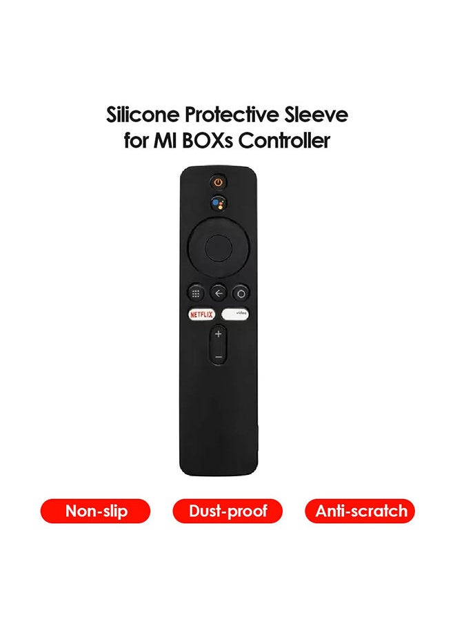 O Ozone - Silicone Case for Xiaomi Mi Box S/4X Mi TV Stick Smart Tv Box Controller Remote Skin Sleeve Shockproof Protector For Mi TV- Dark Blue - Image 1