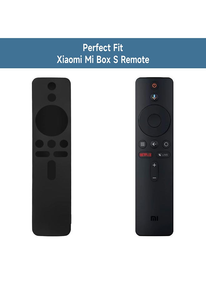 O Ozone - Silicone Case for Xiaomi Mi Box S/4X Mi TV Stick Smart Tv Box Controller Remote Skin Sleeve Shockproof Protector For Mi TV- Dark Blue - Image 1
