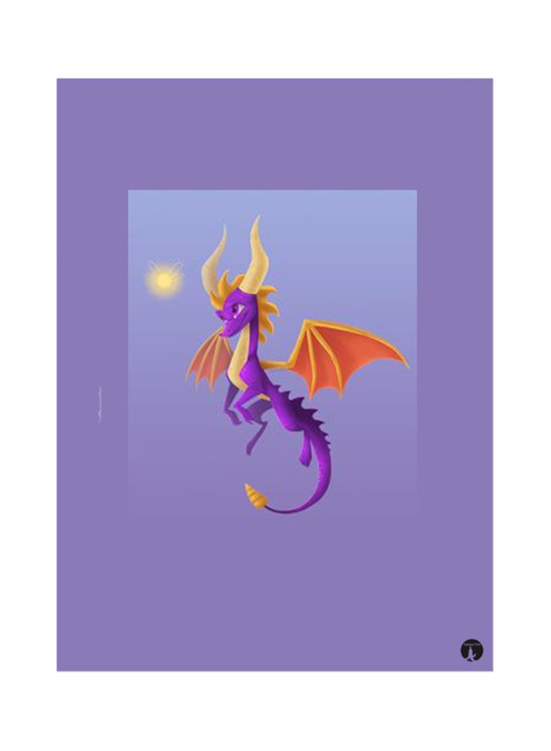 RKN The Video Game Spyro Mouse Pad Purple