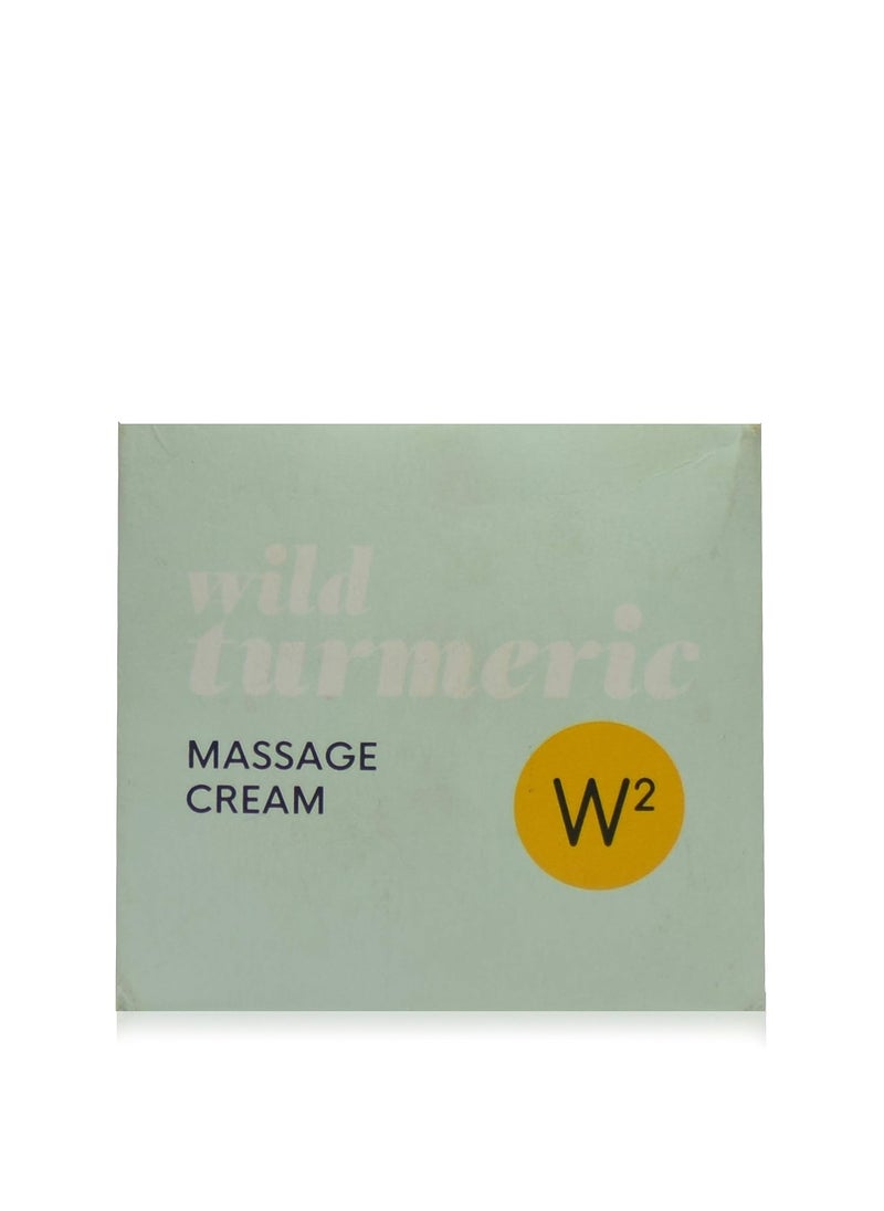 W2 W2 Why Wait Wild Turmeric Massage Cream With Turmeric Liquorice Saffron Extract Antioxidant Even Tone Radiant Glwoing Skin 50g Pack  - Image 1