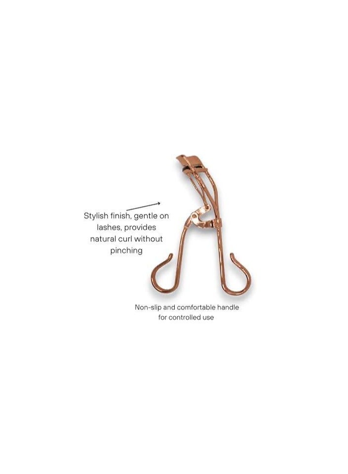 Professional Lash Care - Enjoy long-lasting beautiful eyelash curls with our premium quality stainless steel eyelash curler.Ergonomically designed to fit all eye shapes, compact for easy travel L8 - Image 2