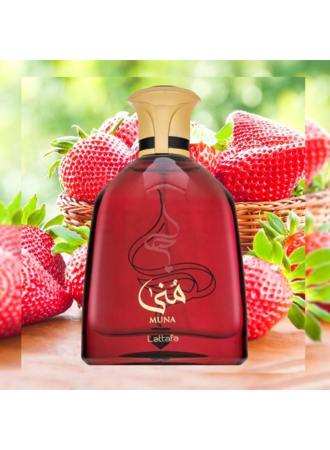 لطافة عطر منى من لطافة للنساء او دي بارفان 100مل - Image 2