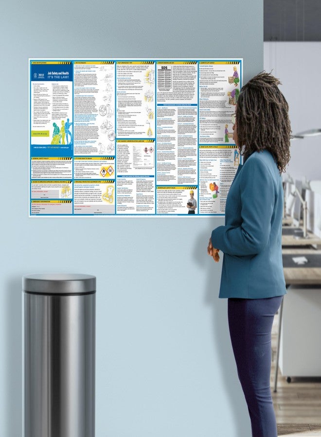 ComplyRight OSHA All-In-One-Safety Poster with GHS Updates- Employee Information Poster - Image 3