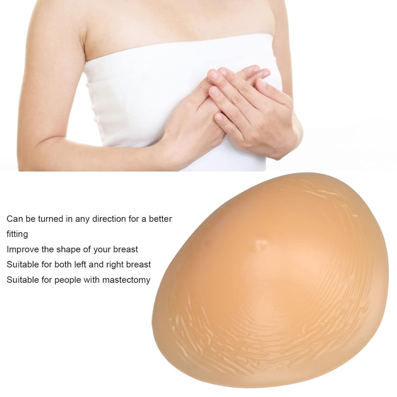 klarako Bra Pad Inserts Soft Silicone Triangular Shaped Concave Bottom Prosthetic Breast for Post Mastectomy (Number 1) - Image 3