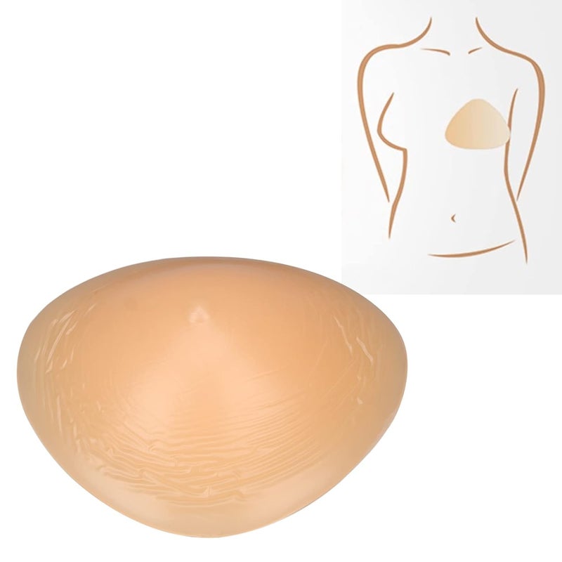 klarako Bra Pad Inserts Soft Silicone Triangular Shaped Concave Bottom Prosthetic Breast for Post Mastectomy (Number 1) - Image 4