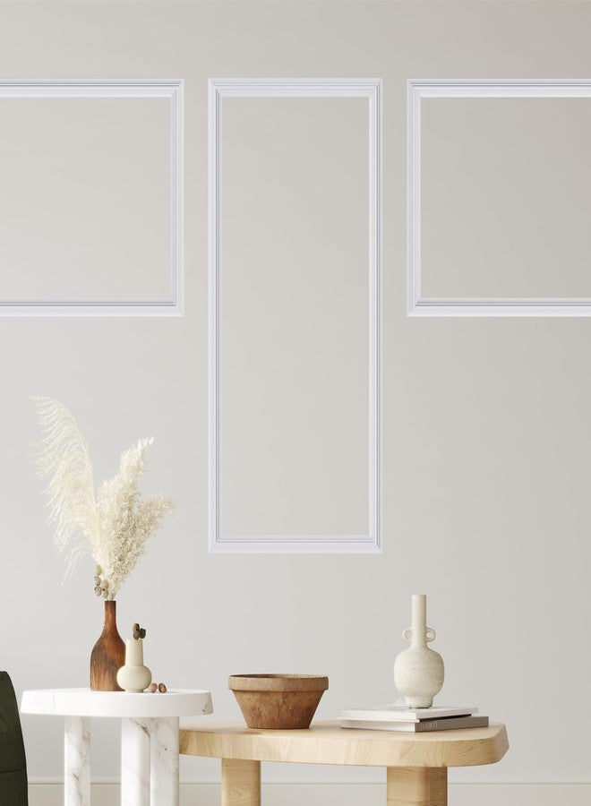 KTINITK 3 PCS Premade Wainscoting Panels，Accent Wall Panels for Interior Wall Decor,All Edges precut, Factory Primed Wall molding Pieces (16 x 24 in) - Image 5