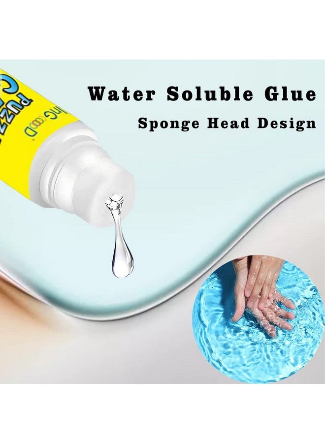 InGooood Jigsaw Puzzle Glue,120ML,Puzzle Saver for 500/1000/1500/3000/5000 Pieces of Puzzle for Paper and Wood,Non-Toxic and Quick Dry with Jigsaw Puzzle Glue Applicator Included (4.06OZ) - Image 3
