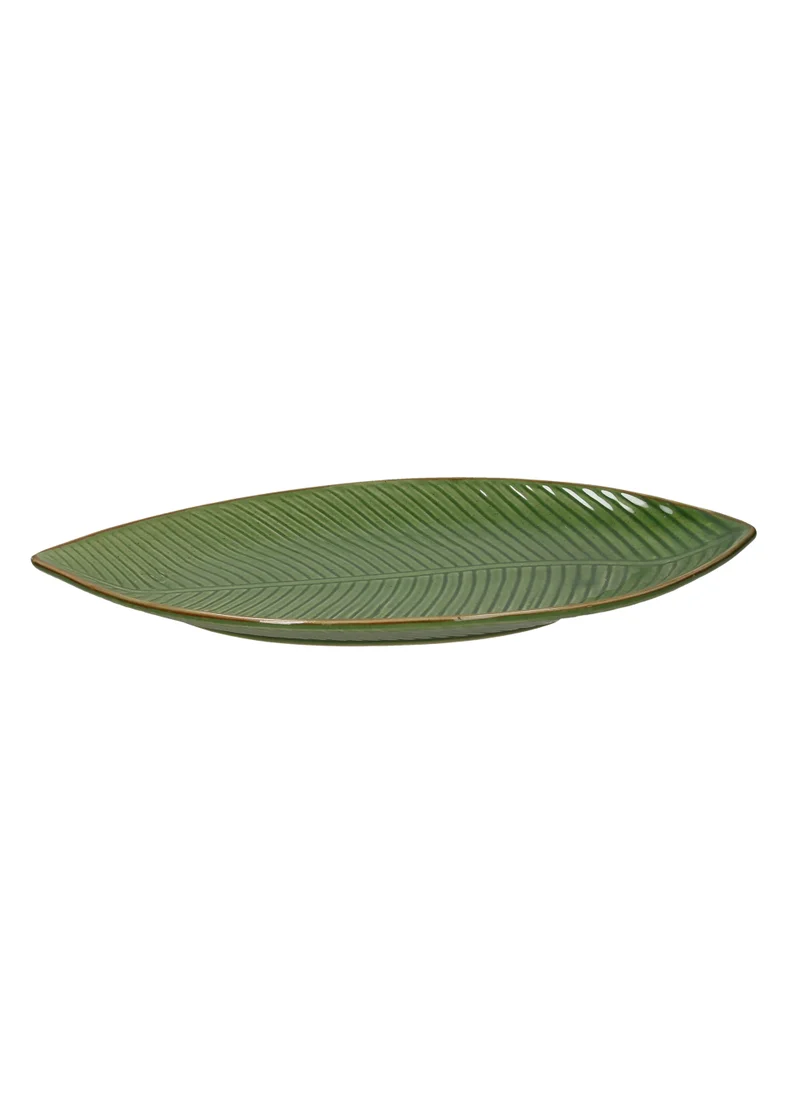 تونيانا PLATE LEAF-SHAPED 34X18X3