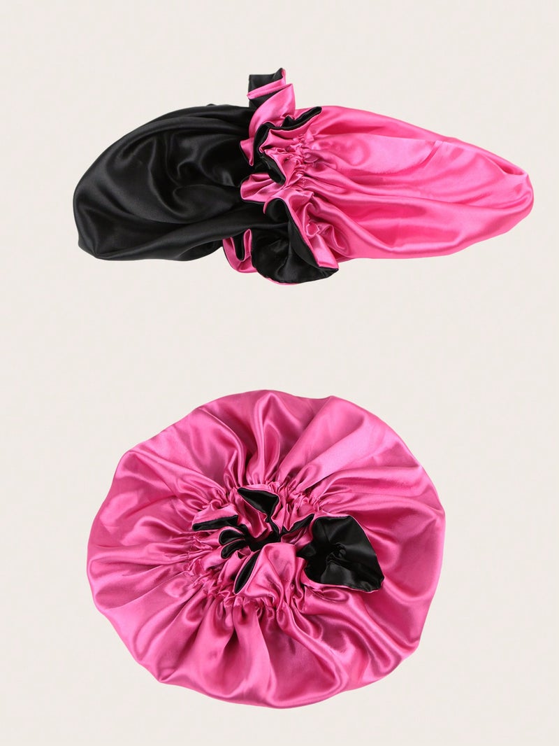 Silk Satin Sleep Bonnet – Lightweight Hair Cap Prevents Dryness & Tangles - Image 5