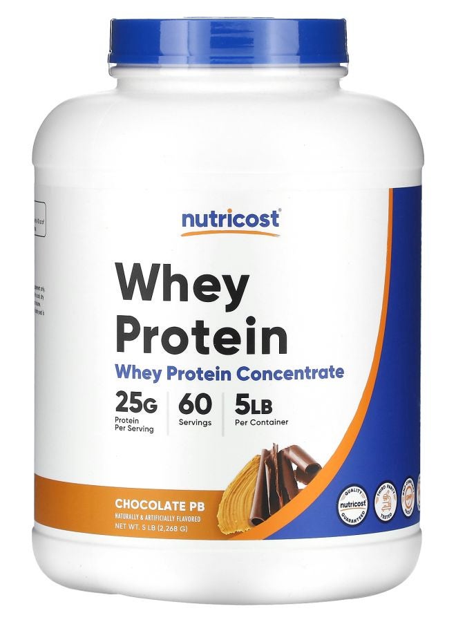 Nutricost Whey Protein Concentrate Chocolate Peanut Butter 5 lb (2268 g)
