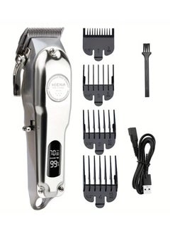 HIENA Professional Hair Clippers For Men, Hair Cutting Kit & Zero Gap T-Blade Trimmer Combo, Cordless Barber Clipper Set With LED Display, Holiday Gift Father's Day Gift  - Image 1