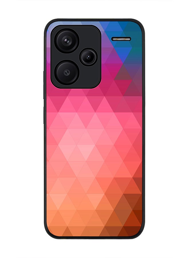 Stylizedd Rugged Black Edge Case for Xiaomi Redmi Note 13 Pro Plus, Slim fit Flexible Anti Drop Thin Cover-  Anna's Prism - Image 1