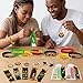 Moon Boat 36Sets Black History Month Decorations Gifts Bulk Silicone Rubber Bracelets Acrylic Keychains and Bookmarks Goodie Bag Stuffers African Party Favors - Image 4