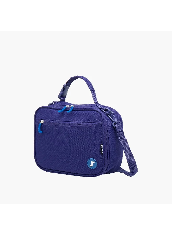 جي وورلد Lunch Bag-1 Cmprt-Solid-Rectangle (Polyester) Navy \ 11X26X19