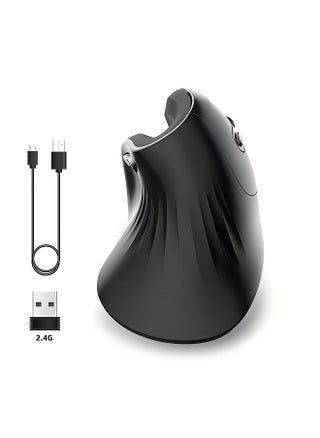 Vertical Mouse Wireless 2.4G Rechargeable Ergonomic Design Mice 3200DPI Adjustable Optical E-sports Mice Strong Compatibility Supports Windows/Linux/Mac OS Long Battery Life For Computer Laptop PC - pzsku/ZC5F6D8A397DB529A60A3Z/45/_/1714276790/bda913bc-9d77-4cff-82a8-9150b8b1264a