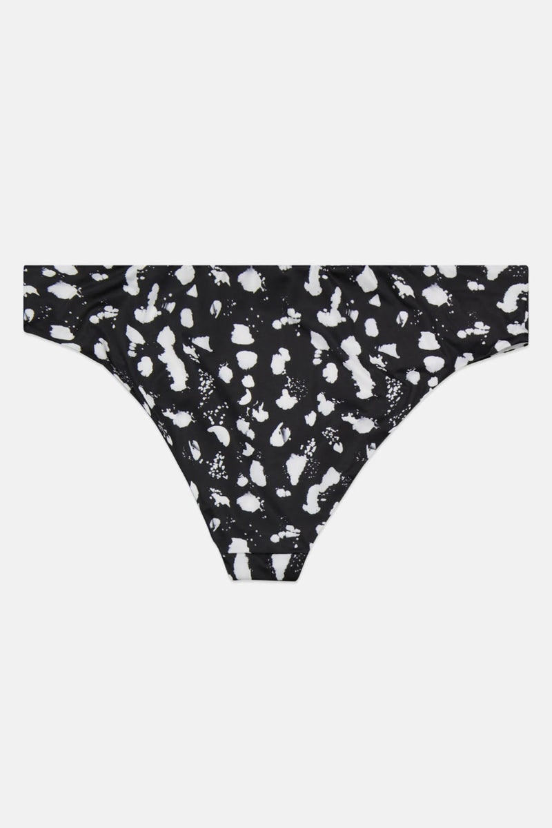 Asos Design Women Plus Size Allover Printed Bikini Bottom, Multicolor - Image 2