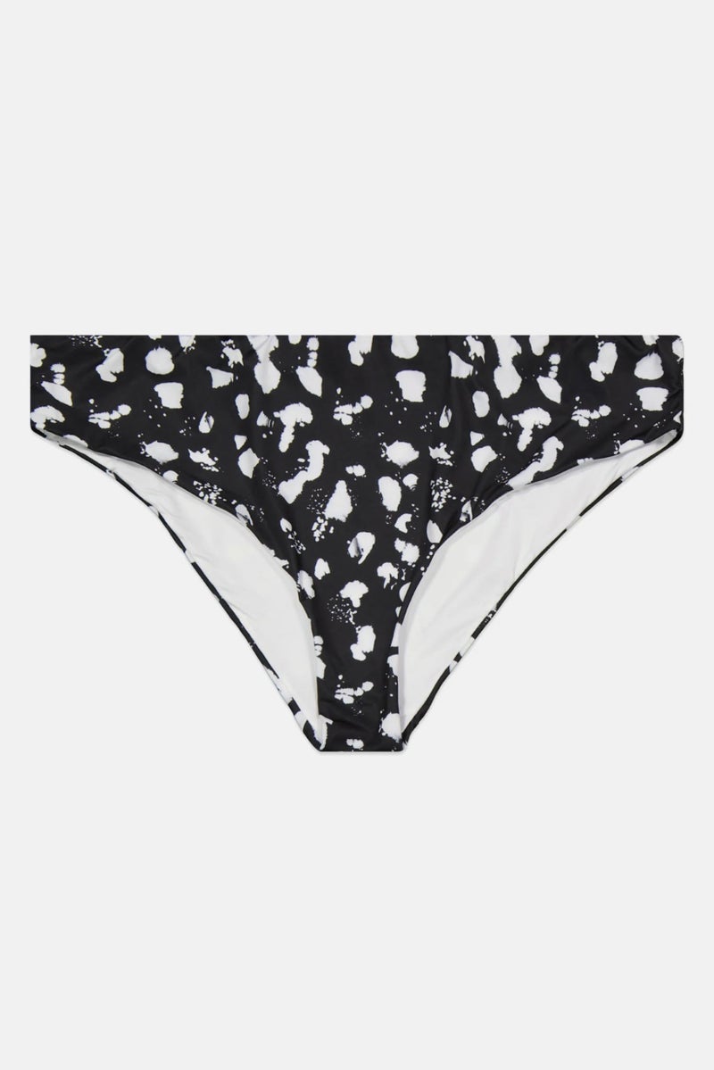 Asos Design Women Plus Size Allover Printed Bikini Bottom, Multicolor - Image 3