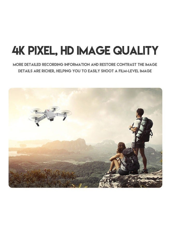 LS-E525 RC Drone with Camera 4K Drone Dual Camera WiFi FPV Drone Headless Mode Altitude Hold Gesture Photo Video Track Flight 3D Filp RC Qudcopter Assorted - Image 4