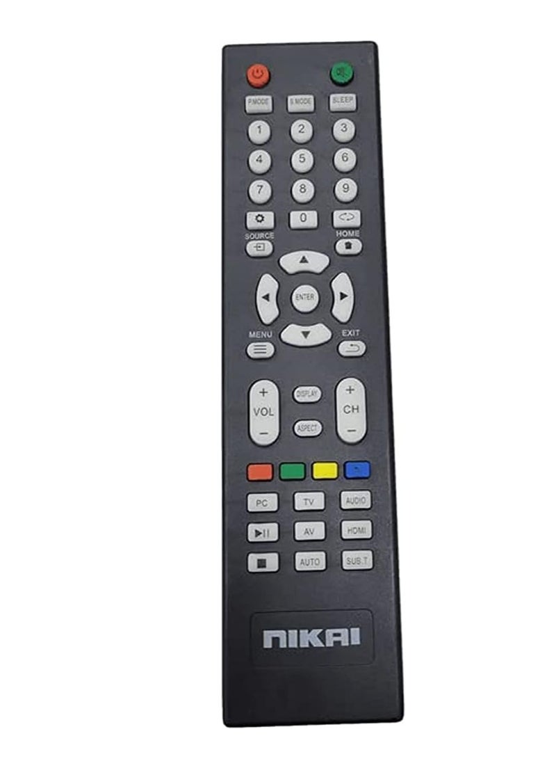 ELTRAZONE New Replacement Remote Control, Remote Control Fit, Universal Remote Control Compatible with NIKAI TV and More - Image 4
