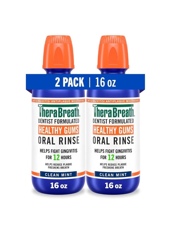 Pack Of 2 Clean Mint Oral Rinse