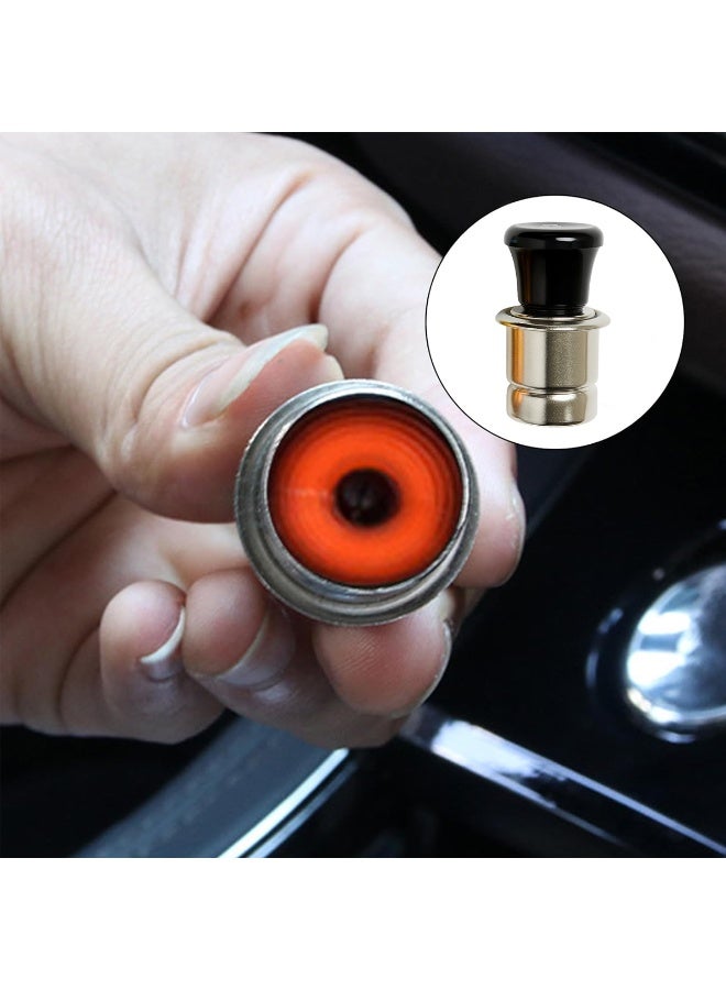 12V Car Lighter Socket Kit Universal Auto Lighter Plug Replacement Dashboard Lighter Assembly Heating Element Car Accessory Socket Charger Outlet for Cars Trucks SUV - Image 2