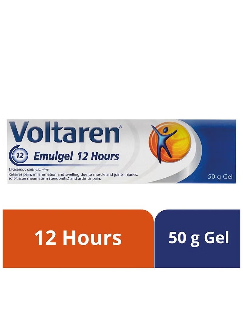 gsk Voltaren Emulgel 12 Hours Pain Relief Gel For Muscle Joint Back Pain Anti Inflammatory 50GM - Image 1