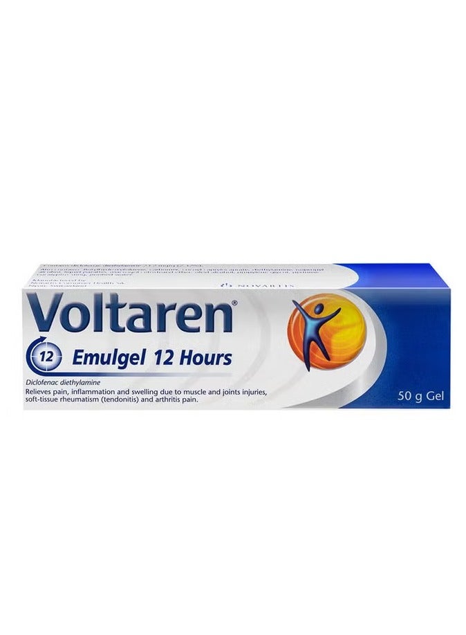 gsk Voltaren Emulgel 12 Hours Pain Relief Gel For Muscle Joint Back Pain Anti Inflammatory 50GM - Image 2