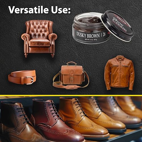 KELLYS Kelly's Dusky Brown Shoe Polish 1.5 oz - Professional Leather Shoe Cream - Image 4