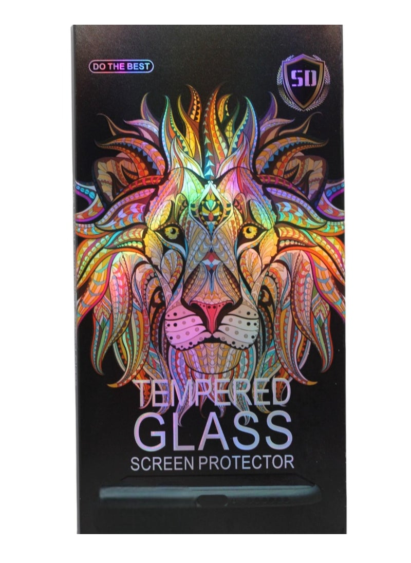 Generic Tempered Glass Screen Protector for Oppo A54 – 9D Full Glue, Black, High-Definition, Scratch Resistant, Premium Protection  - Image 1
